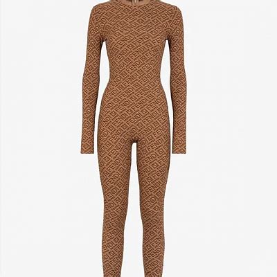 fendi skim jumpsuit|Fendi sweat suit for women.